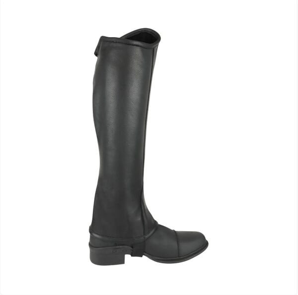 Kavisli Fermuarlı Tam Tahıllı Deri Yarım Chaps