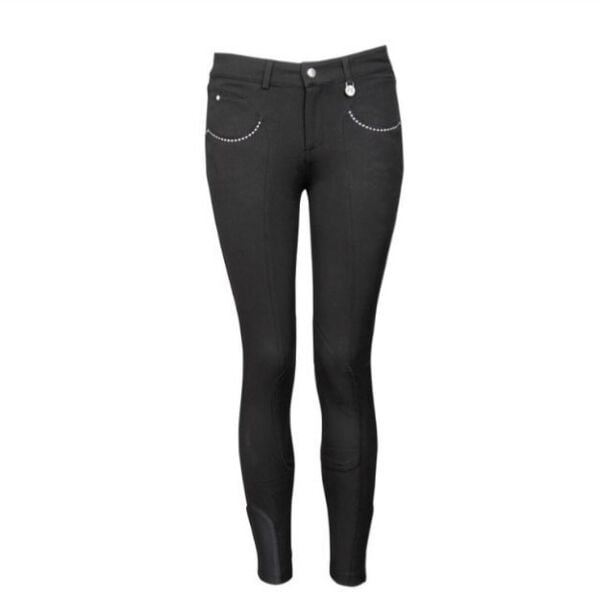 İris Kadın Binici Pantolonu (Siyah)