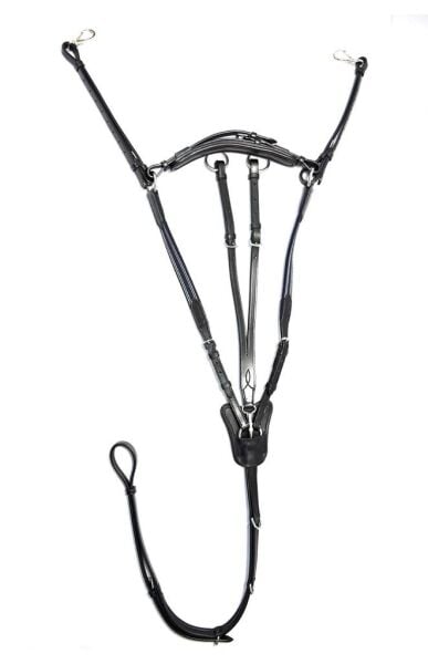 Hakiki Deri Göğüslük Ve Martingal Kayışı (Kahverengi)