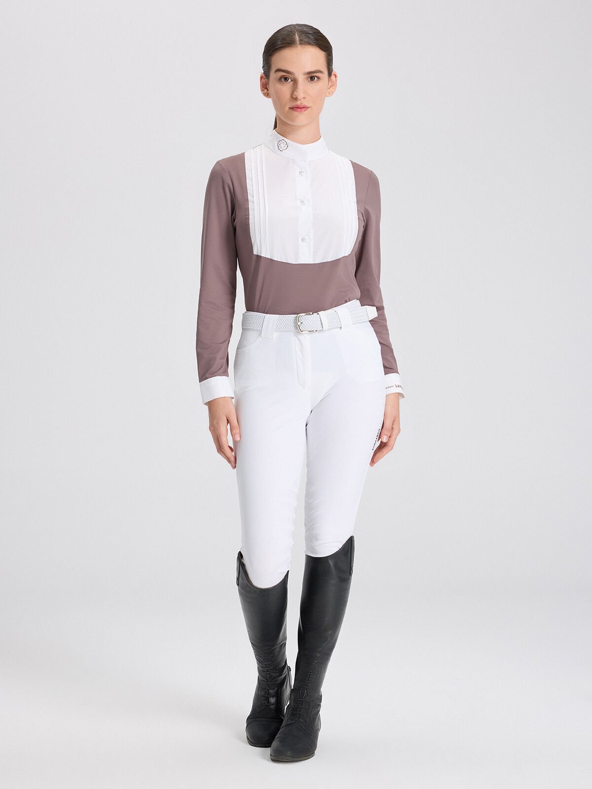 MARCELA MINK/WHITE KADIN ÖN PANELLİ YARIŞMA GÖMLEĞİ