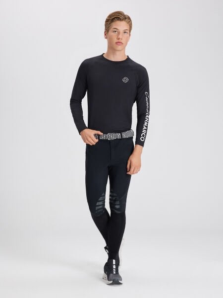 COPENHAGEN BLACK ERKEK UZUN KOL T-SHIRT