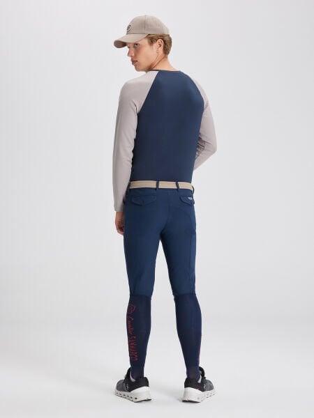 OSLO NAVY/BEIGE ERKEK UZUN KOL T-SHIRT