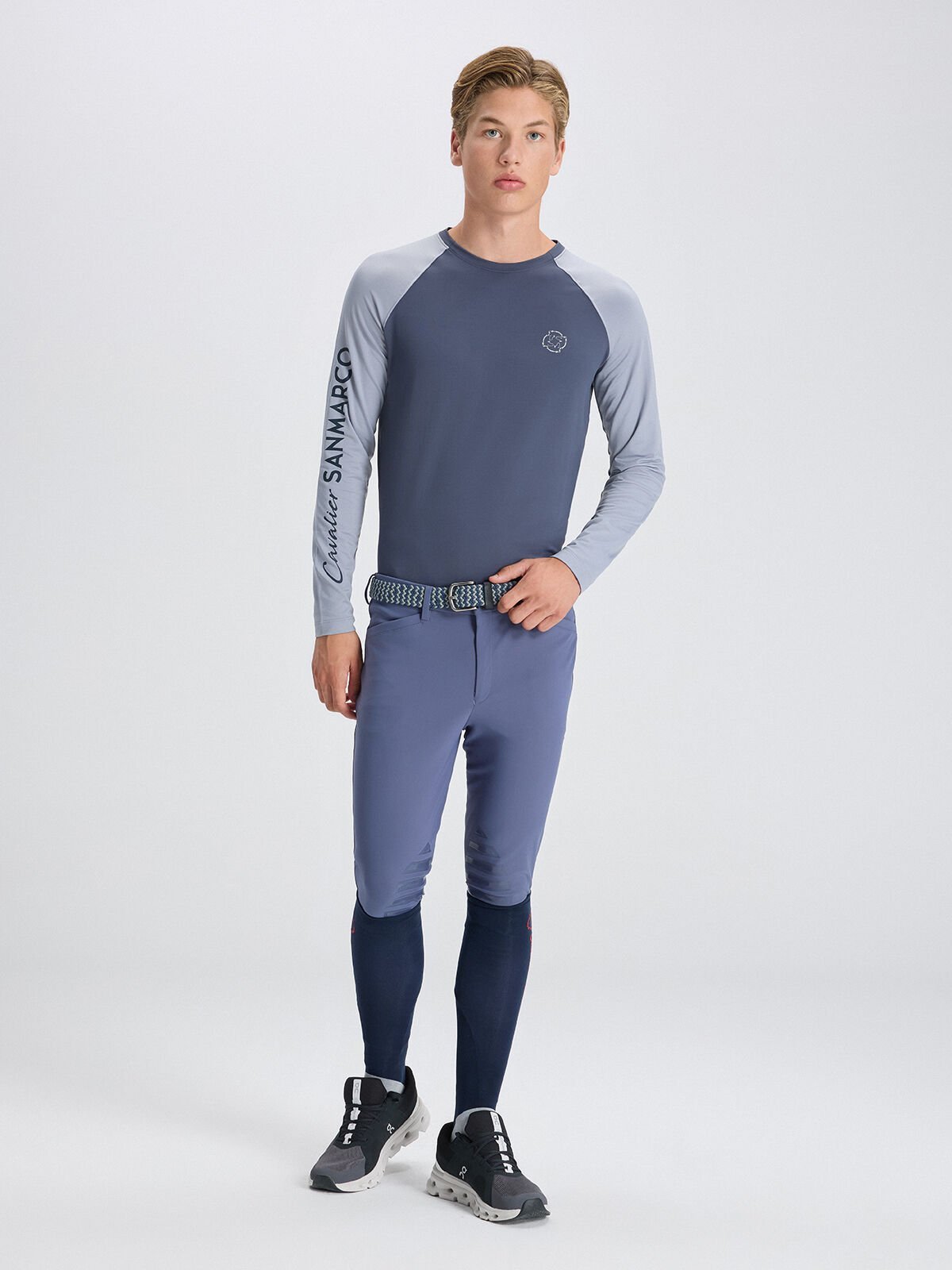 OSLO DARK GRAY/LIGHT GRAY ERKEK UZUN KOL T-SHIRT