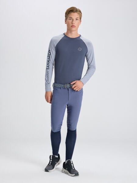 OSLO DARK GRAY/LIGHT GRAY ERKEK UZUN KOL T-SHIRT