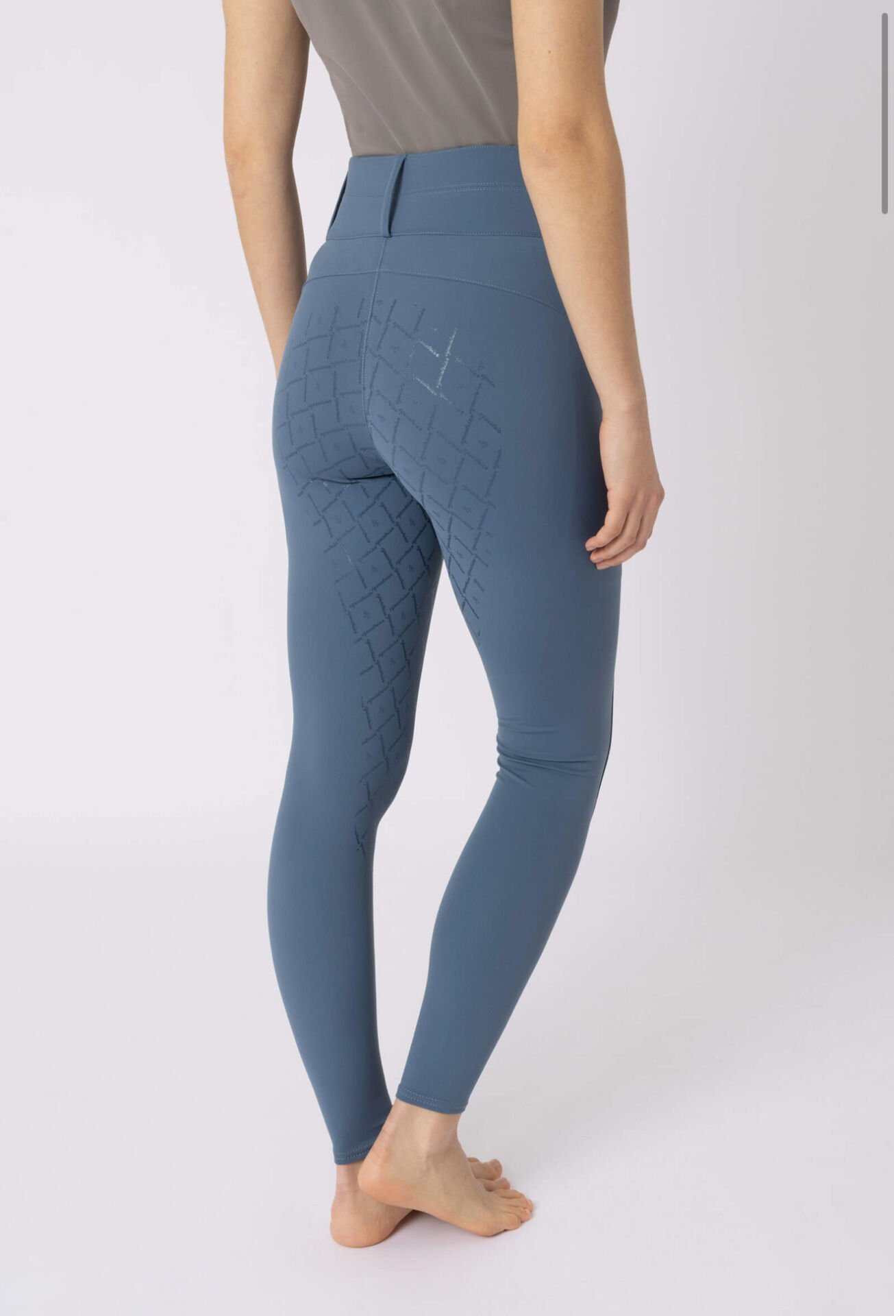 Tam silikon süslemeli ve yüksek belli Sophie kadın pantolon