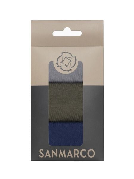 Cavalier San Marco Kadın Binicilik Çorabı 3'lü Paket (Açık Gri-Yeşil-Lacivert)